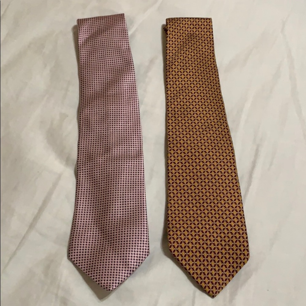 Brooks Brothers & JoS. A. Bank Pure Silk t…